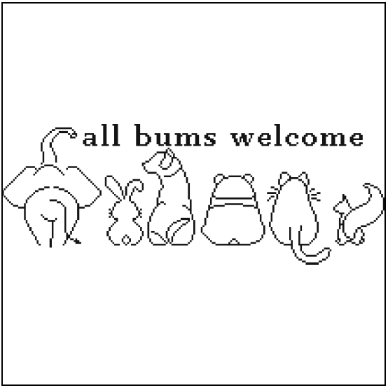 Cheeky Companions: All Bums Welcome